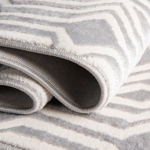 Gray 7' 10 x 10' Vince Camuto Rectangle Area Rug Durable Easy Clean Modern Carpet for Unique Home Interior Decorating for Sale at Rug Engine