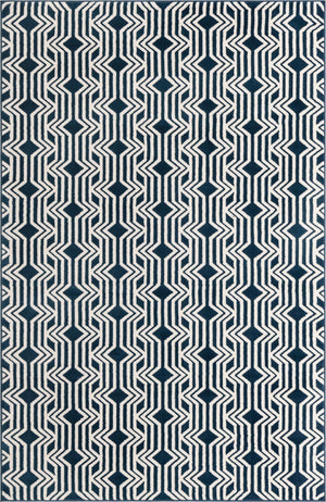 Navy Blue 1' 4 x 1' 4 Vince Camuto Sample Area Rug Durable Easy Clean Modern Carpet for Unique Home Interior Decorating for Sale at Rug Engine