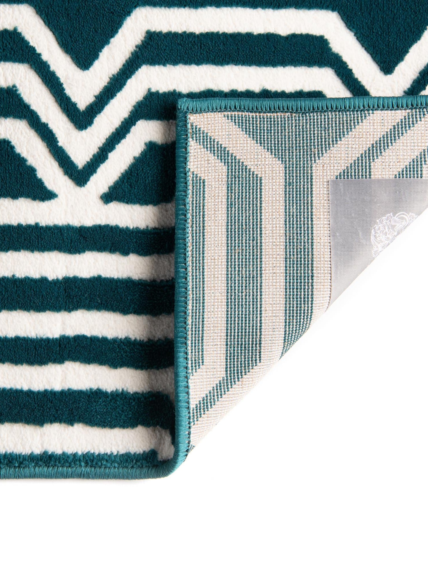 Teal 5' 3 x 8' Vince Camuto Rectangle Area Rug Durable Easy Clean Modern Carpet for Unique Home Interior Decorating for Sale at Rug Engine