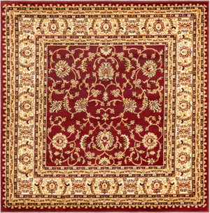 Red 5' 3 x 5' 3 Voyage Square Area Rug