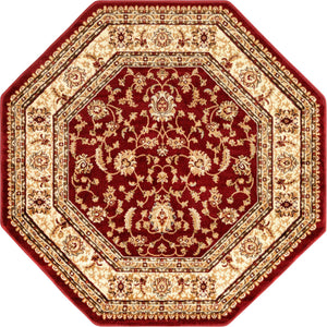 Red 5' 3 x 5' 3 Voyage Rectangle Area Rug