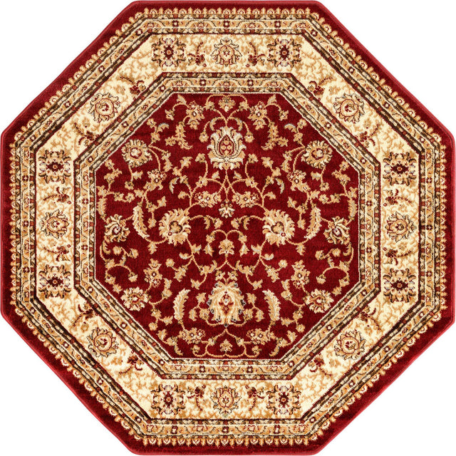 Red 5' 3 x 5' 3 Voyage Rectangle Area Rug