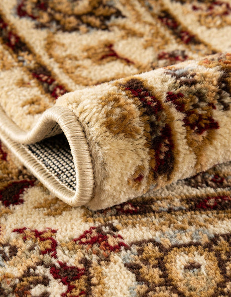 Cream 7' 10 x 7' 10 Voyage Octagon Area Rug Persian Inspired Classic Traditional Design Durable Carpet Mat for Home Interior Design for Sale at Rug Engine