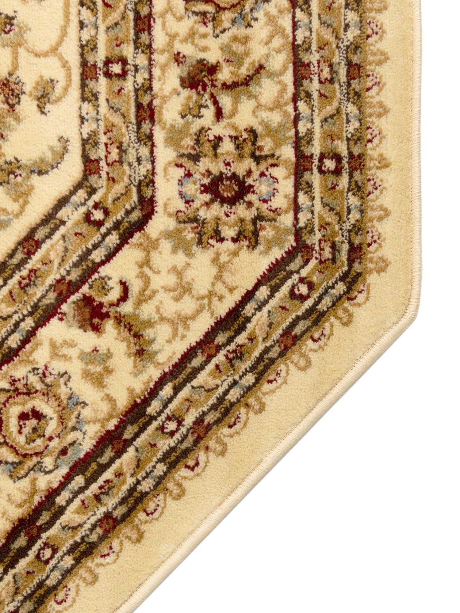 Cream 5' 3 x 5' 3 Voyage Octagon Area Rug