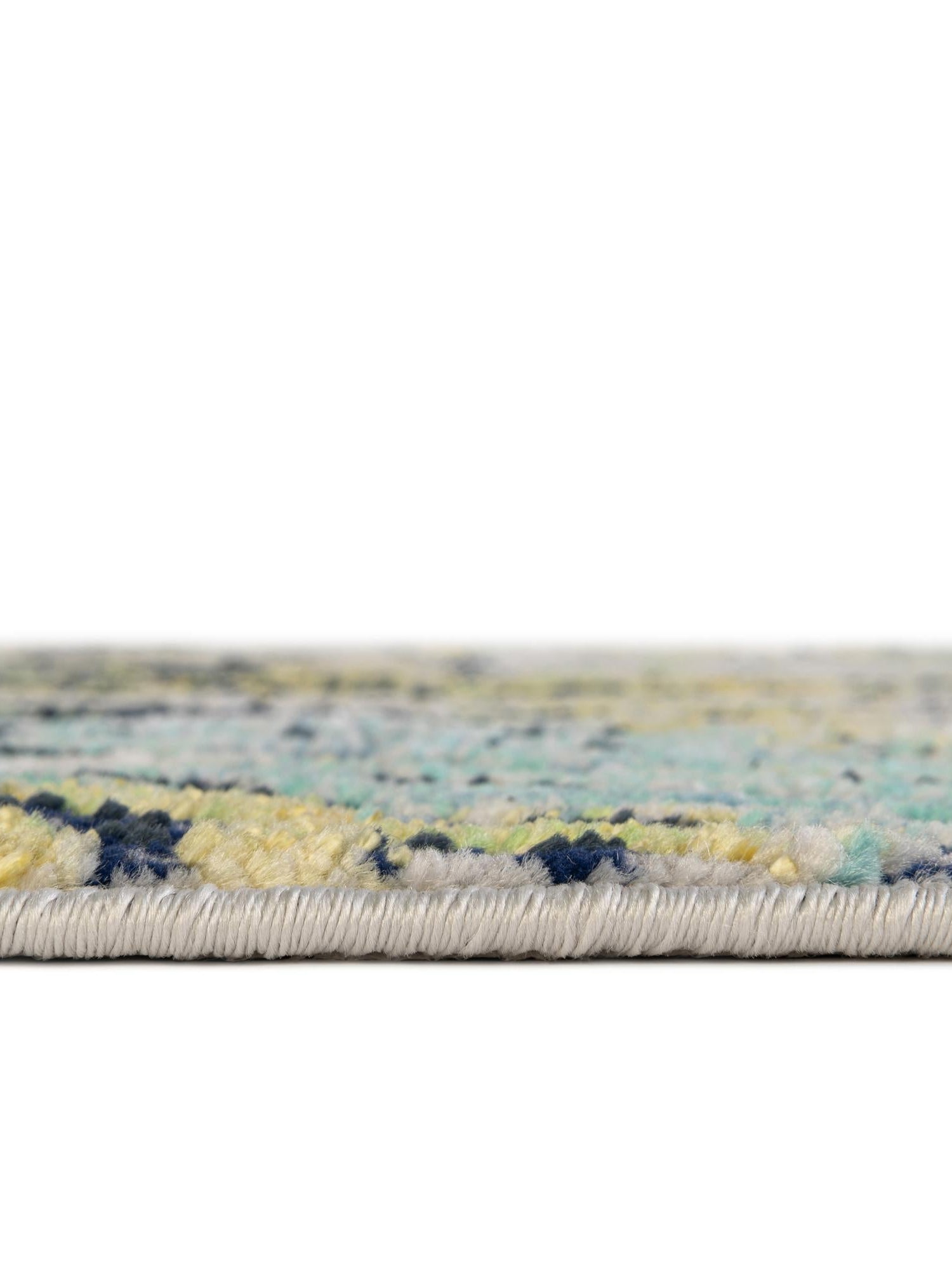 Blue 7' 10 x 10' Ariel Rectangle Area Rug 70% Polypropylene & 30% Polyester Easy Clean Living Room Bedroom Dining Office Carpet for Sale at Rug Engine