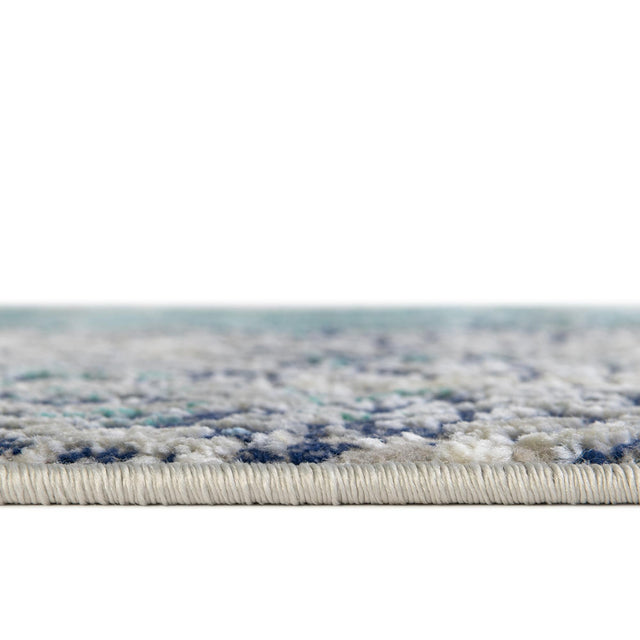 Blue 4' x 6' Ariel Rectangle Area Rug 70% Polypropylene & 30% Polyester Easy Clean Living Room Bedroom Dining Office Carpet for Sale at Rug Engine