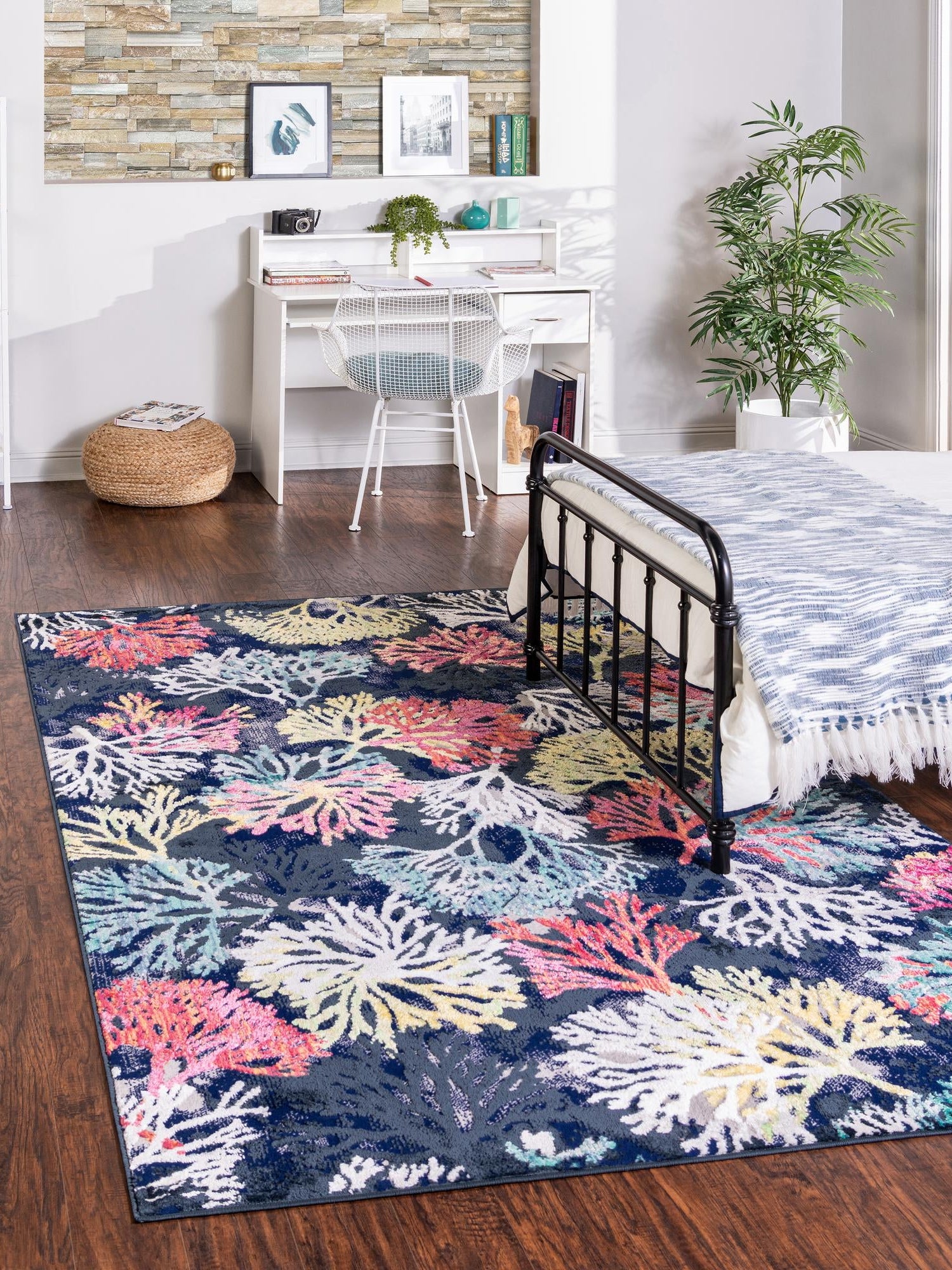 Multicolor 1' 4 x 1' 4 Ariel Sample Area Rug 70% Polypropylene & 30% Polyester Easy Clean Living Room Bedroom Dining Office Carpet for Sale at Rug Engine