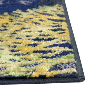 Multicolor 9' x 12' Ariel Rectangle Area Rug 70% Polypropylene & 30% Polyester Easy Clean Living Room Bedroom Dining Office Carpet for Sale at Rug Engine