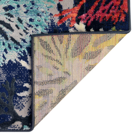 Multicolor 2' x 3' Ariel Rectangle Area Rug 70% Polypropylene & 30% Polyester Easy Clean Living Room Bedroom Dining Office Carpet for Sale at Rug Engine