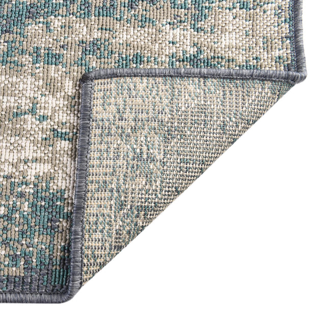 Blue 4' x 6' Outdoor Coastal Rectangle Area Rug Weather Resistant for Patio, Deck, Terrace, Balcony, Porch 100% Polypropylene Coastal Decor Carpet for Sale at Rug Engine