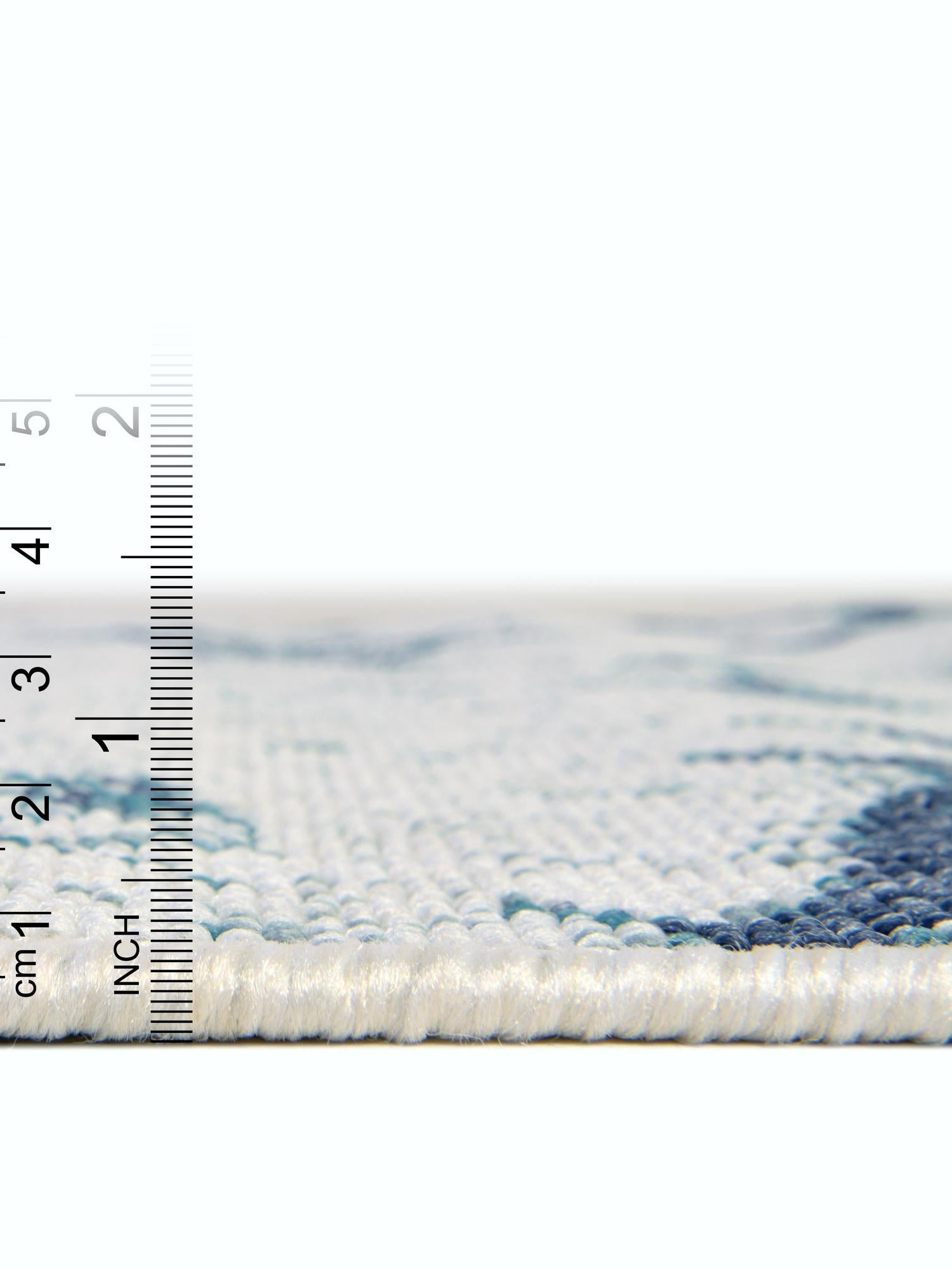 Ivory 7' 10 x 10' Outdoor Coastal Rectangle Area Rug Weather Resistant for Patio, Deck, Terrace, Balcony, Porch 100% Polypropylene Coastal Decor Carpet for Sale at Rug Engine