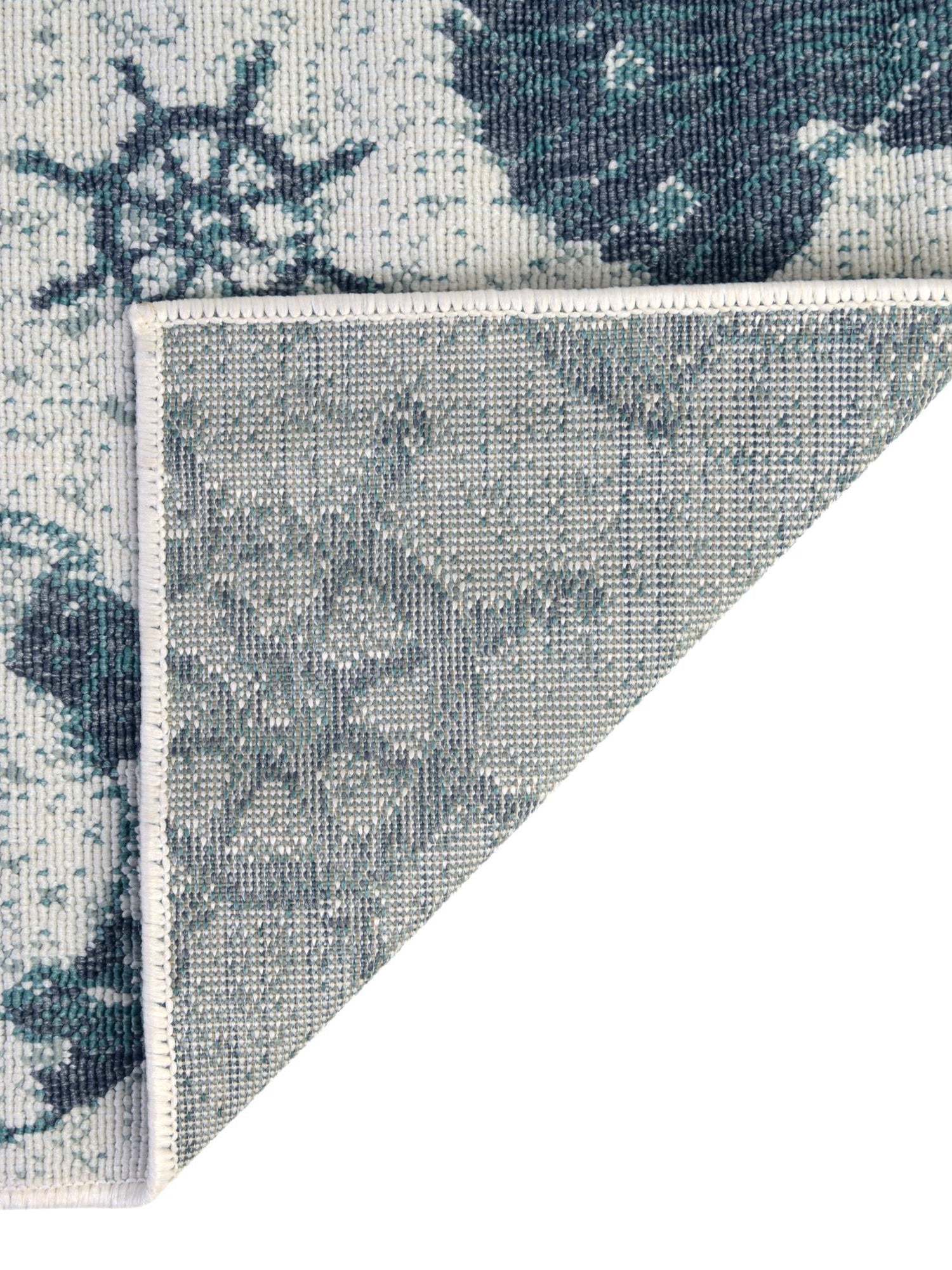 Ivory 4' x 6' Outdoor Coastal Rectangle Area Rug Weather Resistant for Patio, Deck, Terrace, Balcony, Porch 100% Polypropylene Coastal Decor Carpet for Sale at Rug Engine