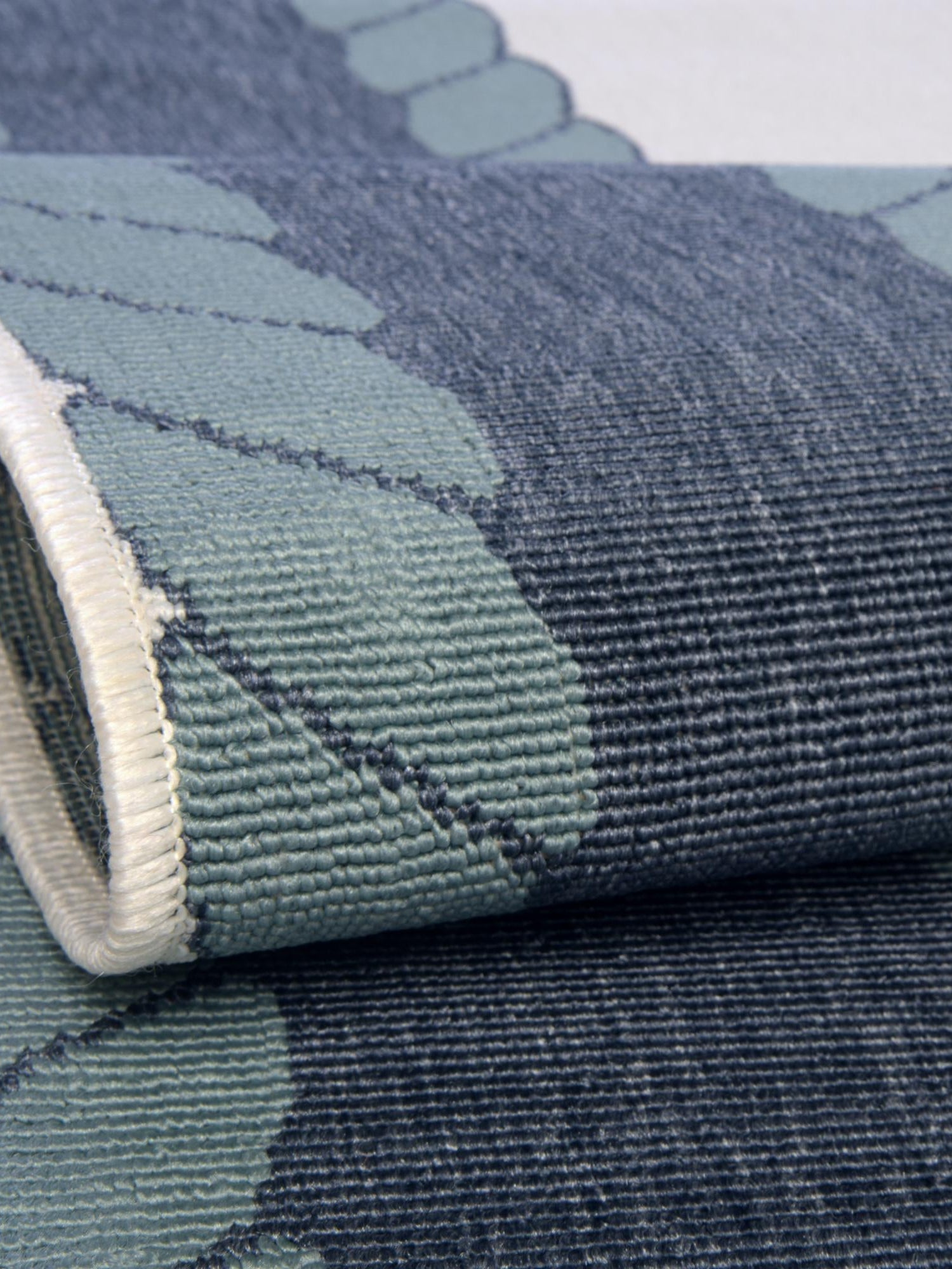 Navy Blue 9' x 12' Outdoor Coastal Rectangle Area Rug Weather Resistant for Patio, Deck, Terrace, Balcony, Porch 100% Polypropylene Coastal Decor Carpet for Sale at Rug Engine