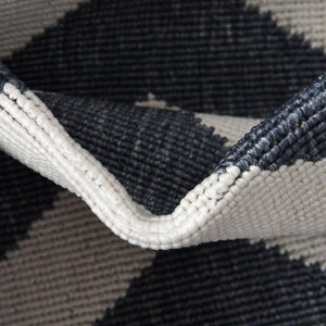 Navy Blue 5' 3 x 8' Outdoor Coastal Rectangle Area Rug Weather Resistant for Patio, Deck, Terrace, Balcony, Porch 100% Polypropylene Coastal Decor Carpet for Sale at Rug Engine