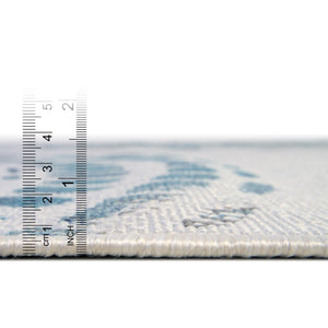 Ivory 8' x 10' Outdoor Coastal Rectangle Rug