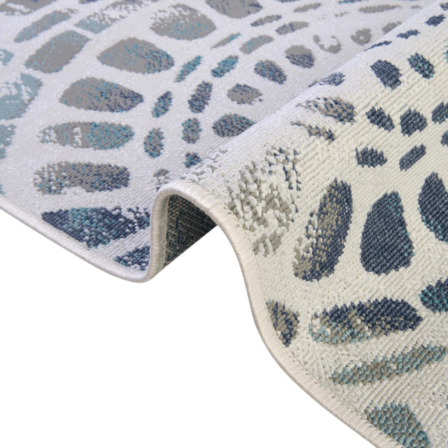 Ivory 8' x 10' Outdoor Coastal Rectangle Rug