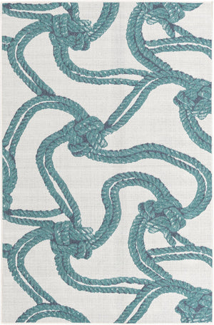 Ivory 1' 3 x 1' 3 Outdoor Coastal Sample Area Rug Weather Resistant for Patio, Deck, Terrace, Balcony, Porch 100% Polypropylene Coastal Decor Carpet for Sale at Rug Engine