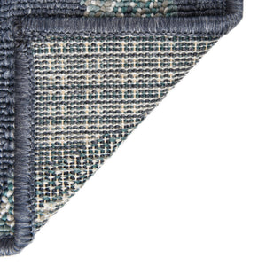 Navy Blue 5' 3 x 8' Outdoor Coastal Rectangle Area Rug Weather Resistant for Patio, Deck, Terrace, Balcony, Porch 100% Polypropylene Coastal Decor Carpet for Sale at Rug Engine