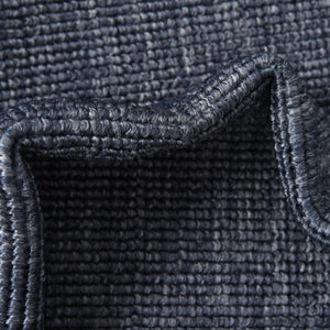 Navy Blue 8' x 10' Outdoor Coastal Rectangle Rug