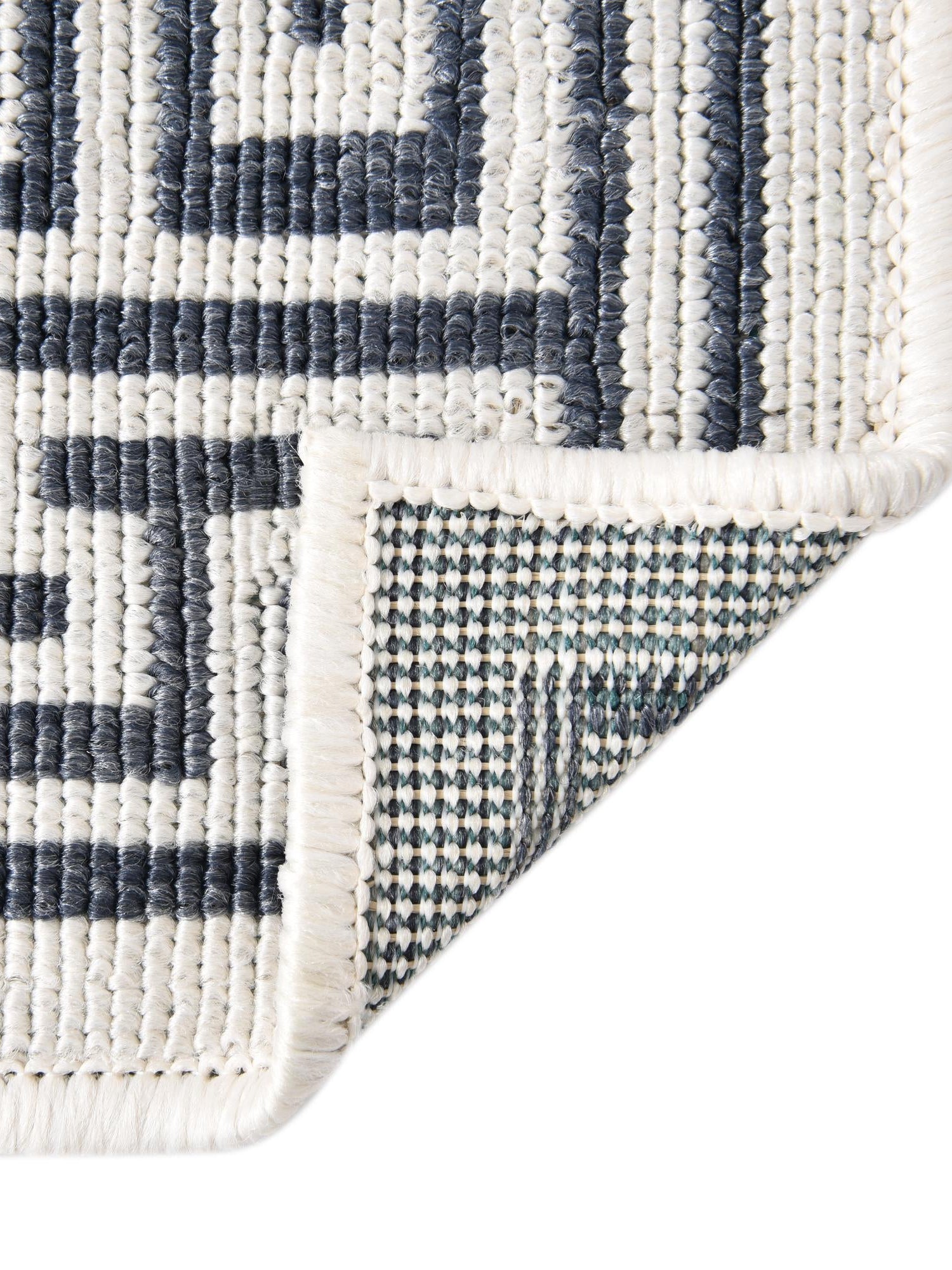Navy Blue 9' x 12' Outdoor Coastal Rectangle Area Rug Weather Resistant for Patio, Deck, Terrace, Balcony, Porch 100% Polypropylene Coastal Decor Carpet for Sale at Rug Engine