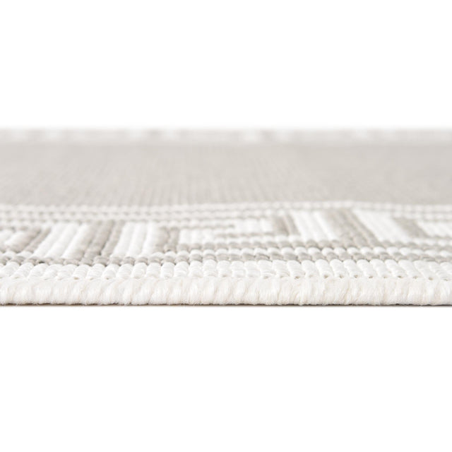 Gray 4' x 6' Outdoor Coastal Rectangle Area Rug Weather Resistant for Patio, Deck, Terrace, Balcony, Porch 100% Polypropylene Coastal Decor Carpet for Sale at Rug Engine