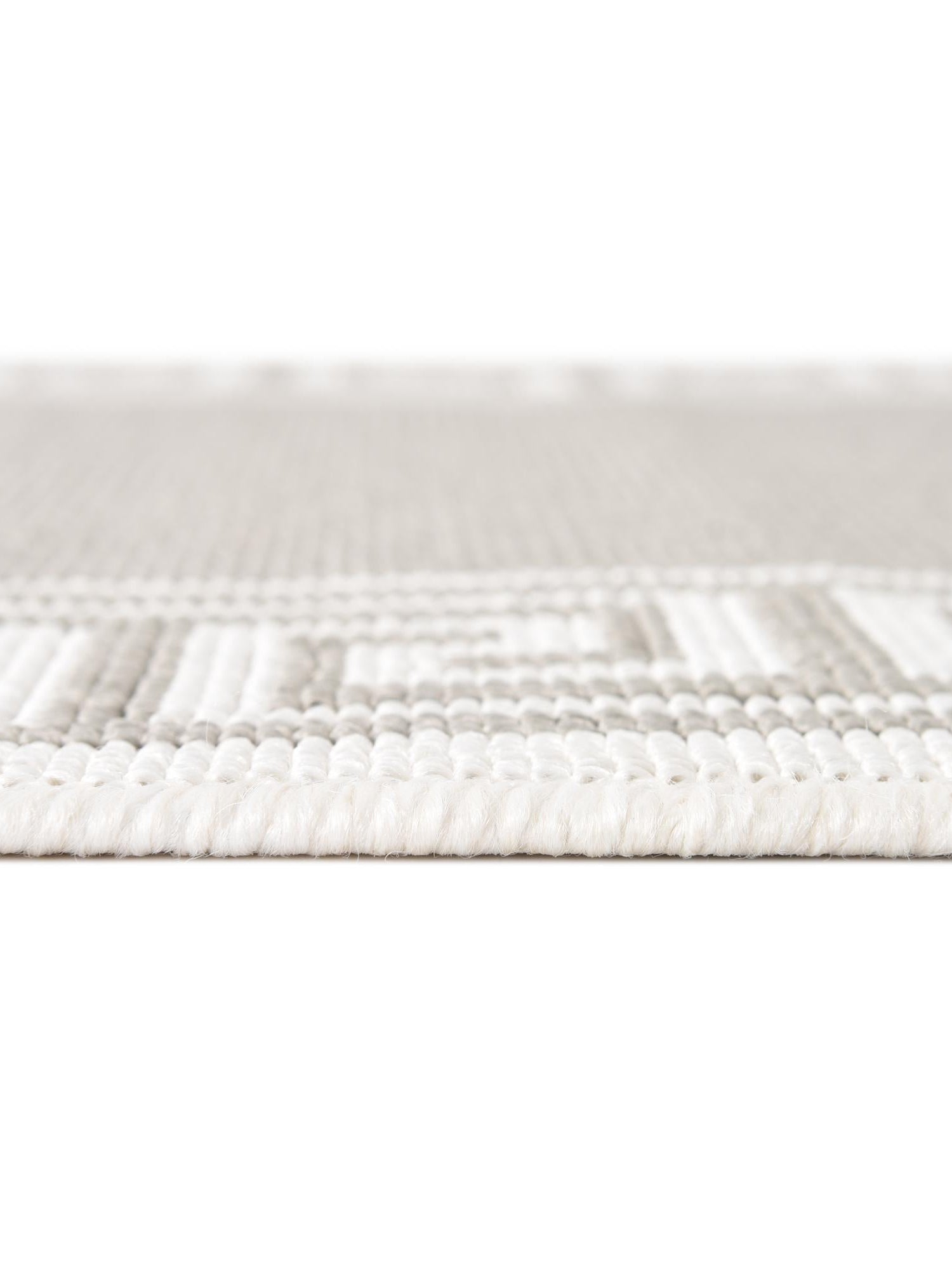 Gray 7' 10 x 10' Outdoor Coastal Rectangle Area Rug Weather Resistant for Patio, Deck, Terrace, Balcony, Porch 100% Polypropylene Coastal Decor Carpet for Sale at Rug Engine