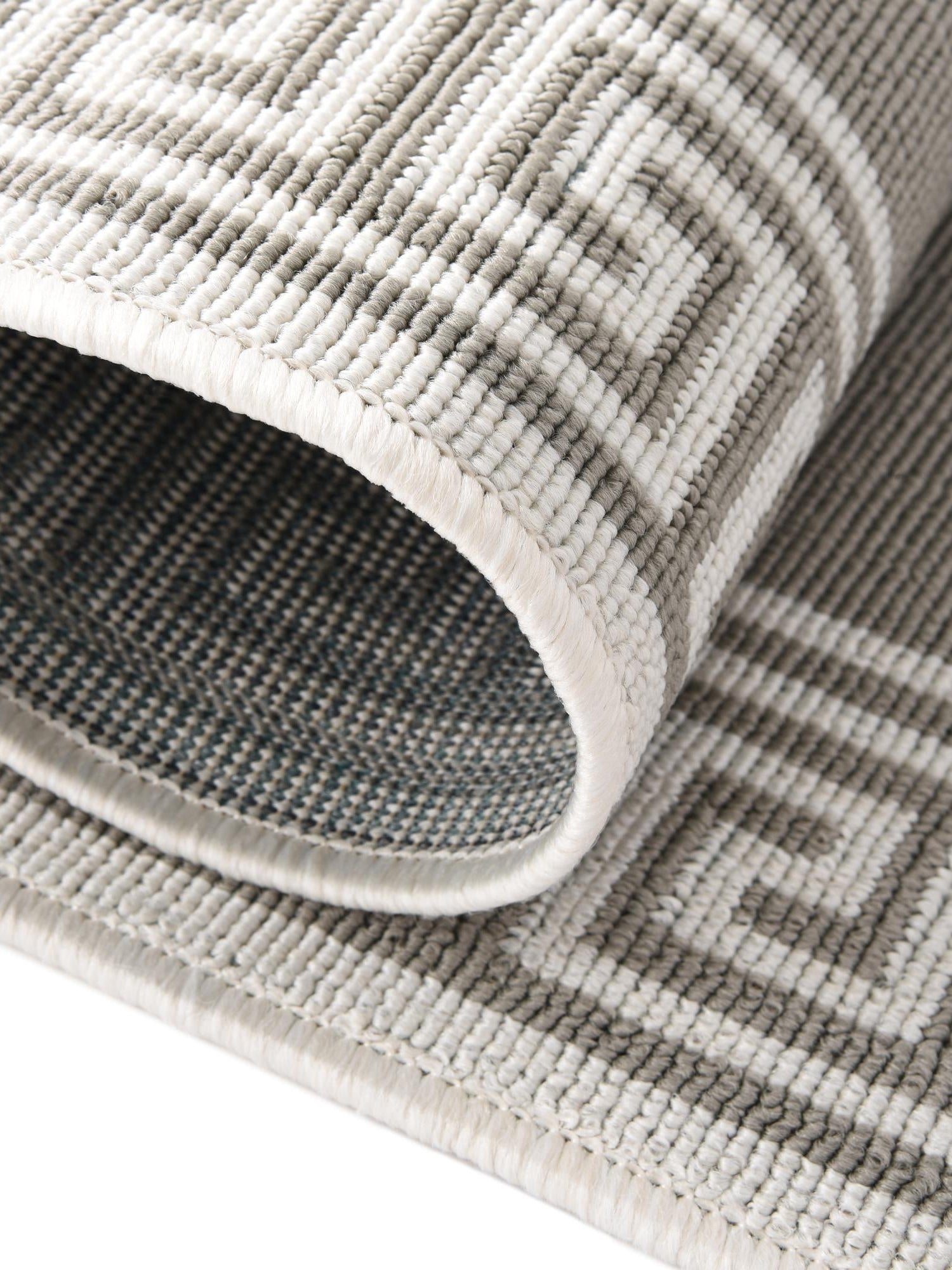 Gray 5' 3 x 8' Outdoor Coastal Rectangle Area Rug Weather Resistant for Patio, Deck, Terrace, Balcony, Porch 100% Polypropylene Coastal Decor Carpet for Sale at Rug Engine