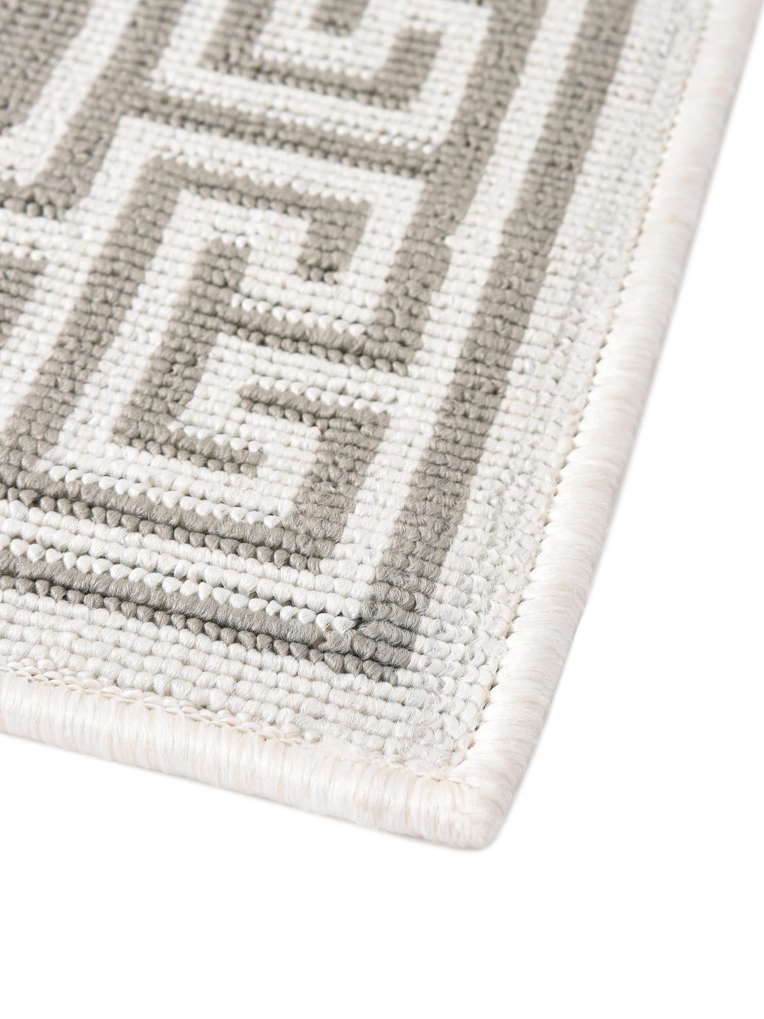 Gray 7' 10 x 10' Outdoor Coastal Rectangle Area Rug Weather Resistant for Patio, Deck, Terrace, Balcony, Porch 100% Polypropylene Coastal Decor Carpet for Sale at Rug Engine