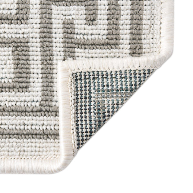 Gray 4' x 6' Outdoor Coastal Rectangle Area Rug Weather Resistant for Patio, Deck, Terrace, Balcony, Porch 100% Polypropylene Coastal Decor Carpet for Sale at Rug Engine