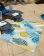 Multicolor 2' x 3' Outdoor Botanical Rectangle Area Rug Weather Resistant for Patio, Deck, Terrace, Balcony, Porch Polypropylene Garden Floral Tropical Carpet for Sale at Rug Engine