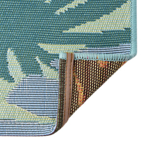 Multicolor 4' x 6' Outdoor Botanical Rectangle Area Rug Weather Resistant for Patio, Deck, Terrace, Balcony, Porch Polypropylene Garden Floral Tropical Carpet for Sale at Rug Engine