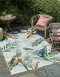 Multicolor 5' 3 x 8' Outdoor Botanical Rectangle Area Rug Weather Resistant for Patio, Deck, Terrace, Balcony, Porch Polypropylene Garden Floral Tropical Carpet for Sale at Rug Engine