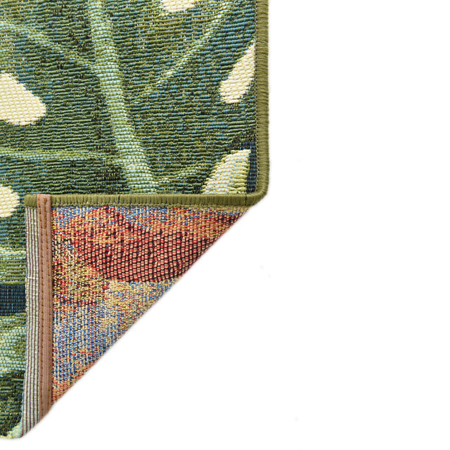 Green 4' x 6' Outdoor Botanical Rectangle Rug