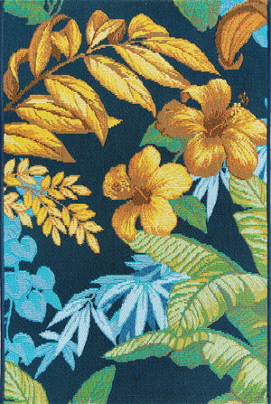 Multicolor 2' x 3' Outdoor Botanical Rectangle Area Rug Weather Resistant for Patio, Deck, Terrace, Balcony, Porch Polypropylene Garden Floral Tropical Carpet for Sale at Rug Engine