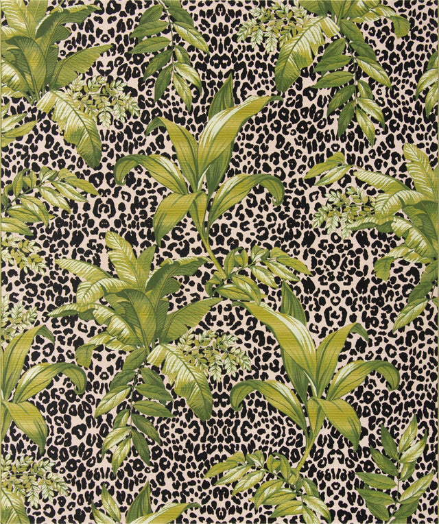 Green 10' x 12' Outdoor Botanical Rectangle Area Rug Weather Resistant for Patio, Deck, Terrace, Balcony, Porch Polypropylene Garden Floral Tropical Carpet for Sale at Rug Engine