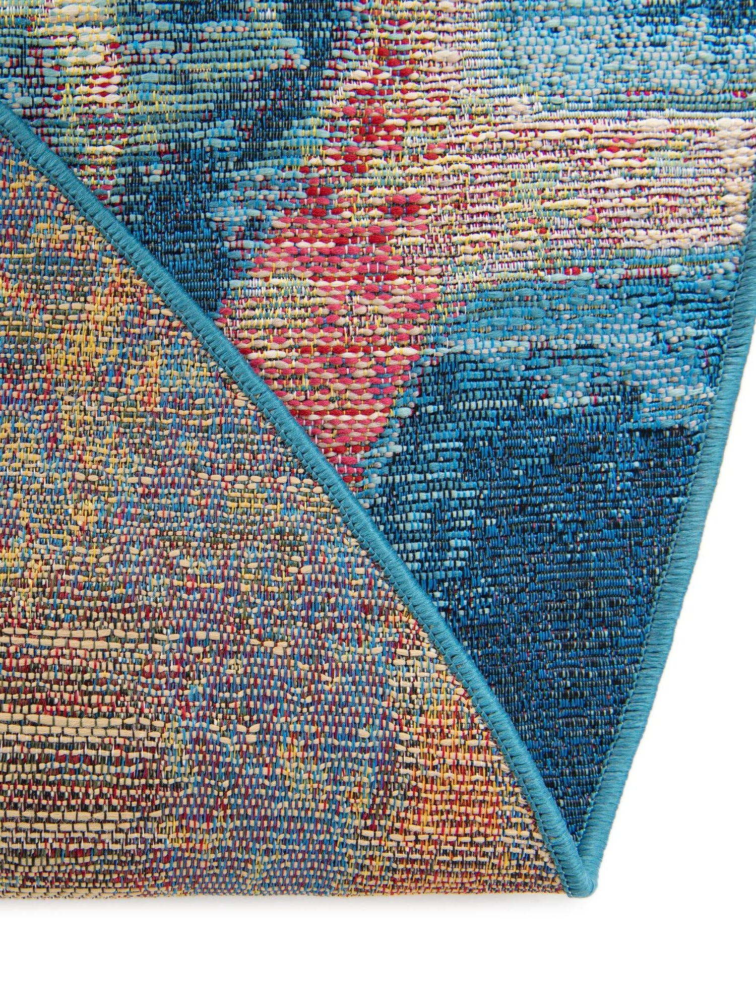 Multicolor 10' x 10' Outdoor Coastal Round Area Rug Weather Resistant for Patio, Deck, Terrace, Balcony, Porch 100% Polypropylene Coastal Decor Carpet for Sale at Rug Engine