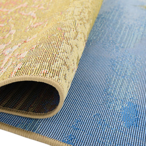 Multicolor 4' x 6' Outdoor Coastal Rectangle Area Rug Weather Resistant for Patio, Deck, Terrace, Balcony, Porch 100% Polypropylene Coastal Decor Carpet for Sale at Rug Engine