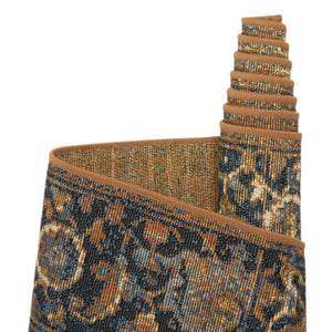 Blue 4' x 6' Outdoor Traditional Rectangle Area Rug Weather Resistant for Patio, Deck, Terrace, Balcony, Porch Classical Design Outside Carpet for Sale at Rug Engine
