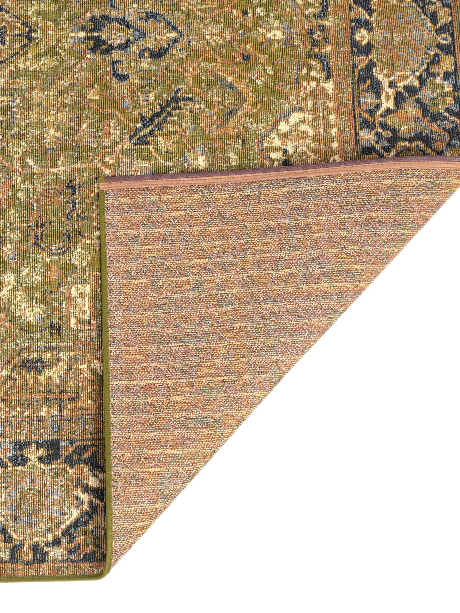 Green 2' x 3' Outdoor Traditional Rectangle Area Rug Weather Resistant for Patio, Deck, Terrace, Balcony, Porch Classical Design Outside Carpet for Sale at Rug Engine