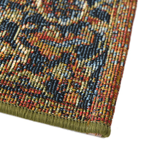 Rust Red 4' x 6' Outdoor Traditional Rectangle Area Rug Weather Resistant for Patio, Deck, Terrace, Balcony, Porch Classical Design Outside Carpet for Sale at Rug Engine