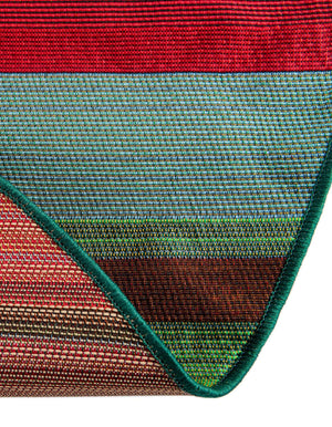 Multicolor 7' 1 x 7' 1 Outdoor Modern Round Area Rug Weather Resistant for Patio, Deck, Terrace, Balcony, Porch 100% Polypropylene Modern Outside Carpet for Sale at Rug Engine
