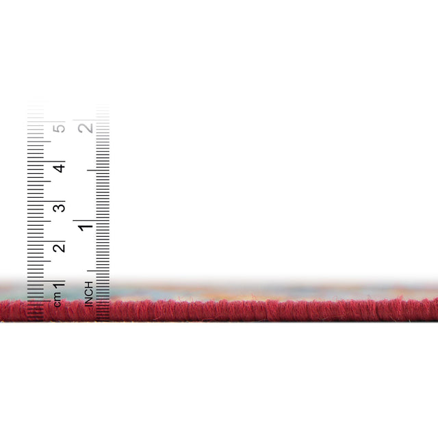 Multicolor 7' 1 x 10' Outdoor Modern Rectangle Rug