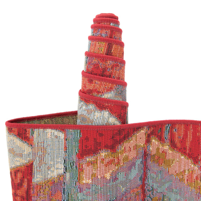 Multicolor 10' x 14' 1 Outdoor Modern Rectangle Rug