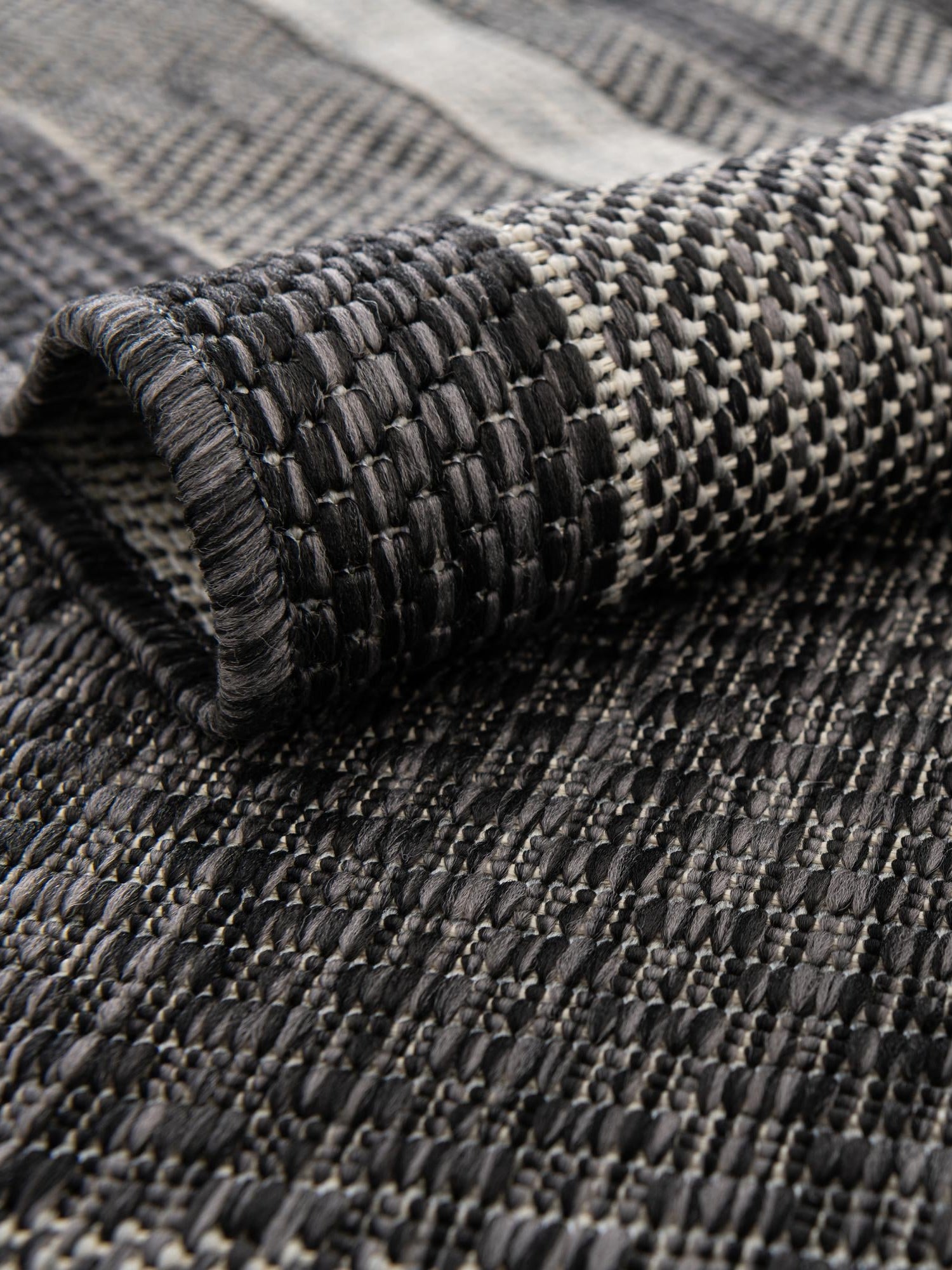 Black 7' 10 x 7' 10 Outdoor Border Octagon Area Rug Weather Resistant for Patio, Deck, Terrace, Balcony, Porch 100% Polypropylene Classic Bordered Carpet for Sale at Rug Engine