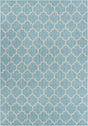 Aquamarine 10' x 14' 1 Outdoor Trellis Rectangle Area Rug Weather Resistant for Patio, Deck, Terrace, Balcony, Porch Geometric Design Water Safe Outside Carpet for Sale at Rug Engine