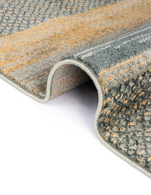 Blue 7' 1 x 7' 1 Fars Octagon Area Rug 100% Polypropylene Unique Traditional Carpet for Classical Living, Dining Room & Office Spaces for Sale at Rug Engine