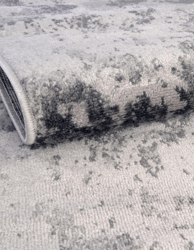 Light Gray 4' x 4' Metro Round Area Rug 100% Polypropylene Abstract Modern Easy Clean Carpet for Living Room, Dining, Bedrooms for Sale at Rug Engine