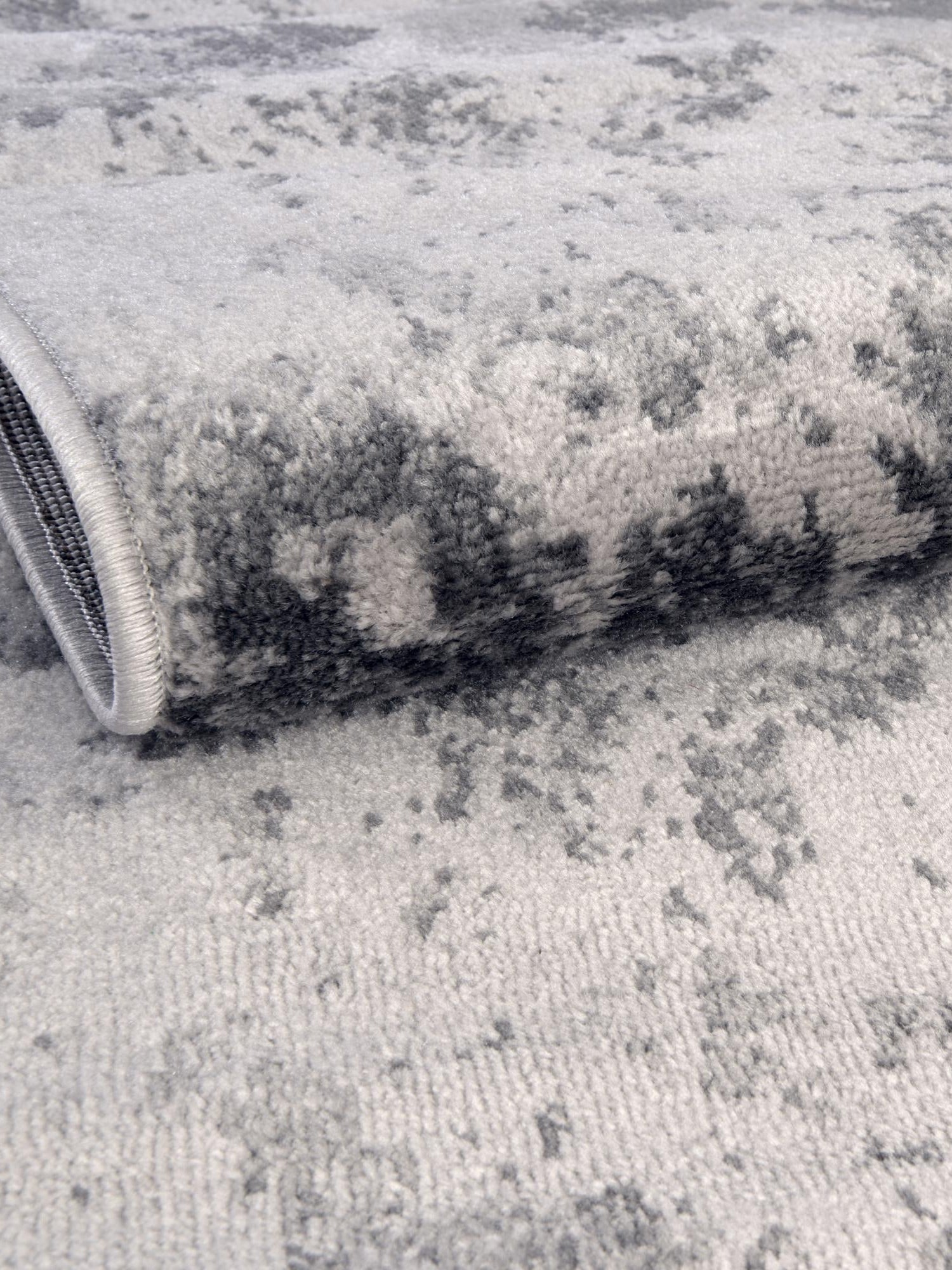 Light Gray 5' x 5' Metro Round Area Rug 100% Polypropylene Abstract Modern Easy Clean Carpet for Living Room, Dining, Bedrooms for Sale at Rug Engine