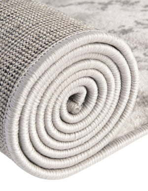 Light Gray 7' 11 x 10' Metro Oval Area Rug 100% Polypropylene Abstract Modern Easy Clean Carpet for Living Room, Dining, Bedrooms for Sale at Rug Engine