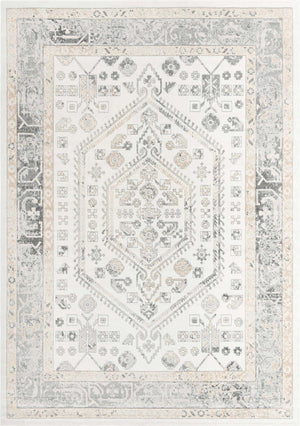 Ivory 10' x 14' Aurelia Rectangle Area Rug 100% Polypropylene & Jute Backing Living Dining Room Bedroom Office Traditional Carpet for Sale at Rug Engine